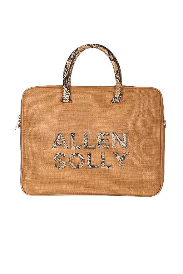 Allen Solly Women Brown Formal Laptop Bag